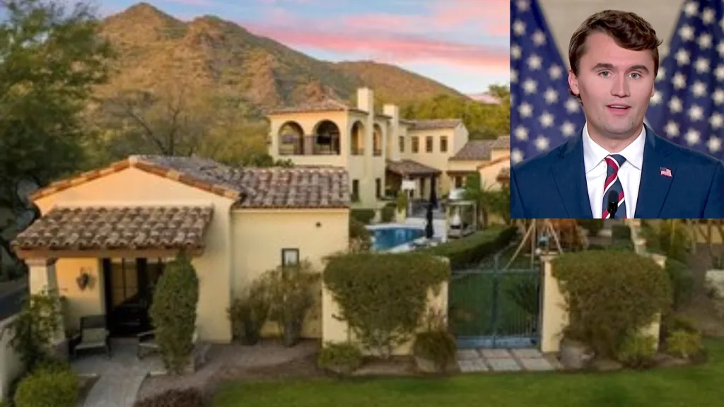 Charlie Kirk's Spanish-Style Mansion - GigWise