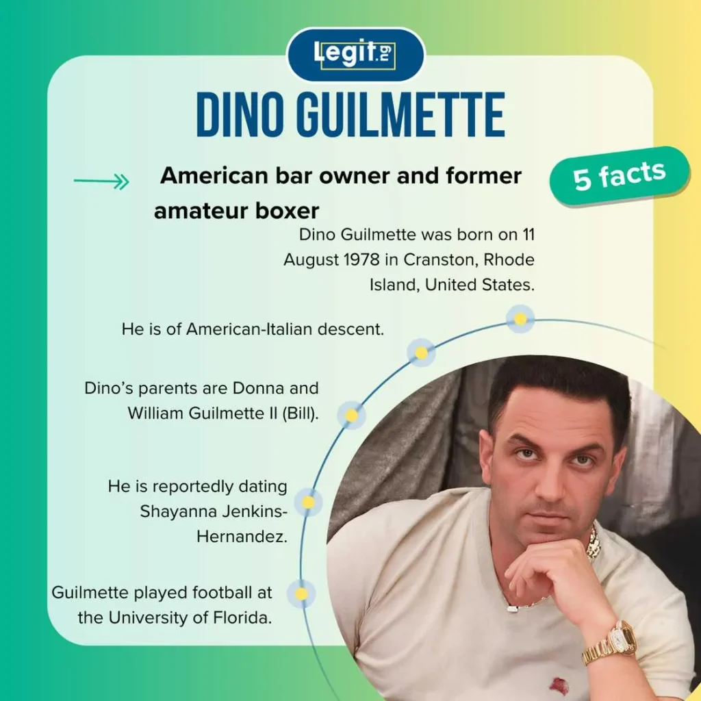Dino Guilmette's story, from Rhode Island to family life with Shayanna Jenkins - Legit.ng