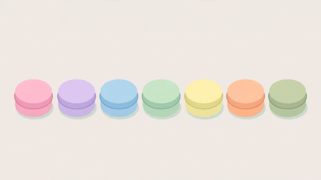 Lineup of colorful round tins in a row illustrating the ZYN flavors guide